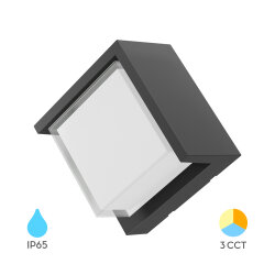 BRY-WALLS-G1-SQR-GRY-15W-3IN1-IP65-WALL LIGHT - 1