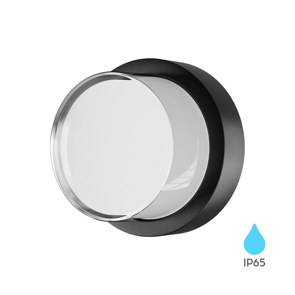 BRY-WALLS-G2-RND-BLC-15W-3000K-IP65-WALL LIGHT - 1