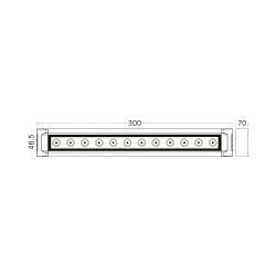 BRY-WASHER-12LED-30D-30CM-RGB-D.GRY-WALL WASHER - 4