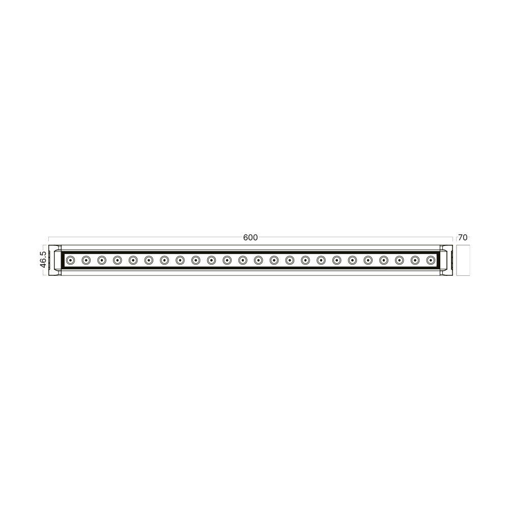 BRY-WASHER-24LED-30D-60CM-3000K-D.GRY-WALL WASHER - 4
