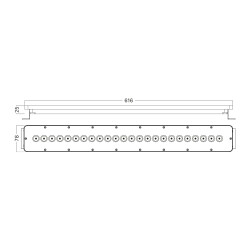 BRY-WASHER-24LED-30D-60CM-3000K-GRY-WALL WASHER - 4