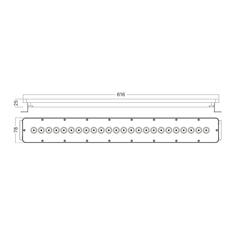 BRY-WASHER-24LED-30D-60CM-3000K-GRY-WALL WASHER - 4