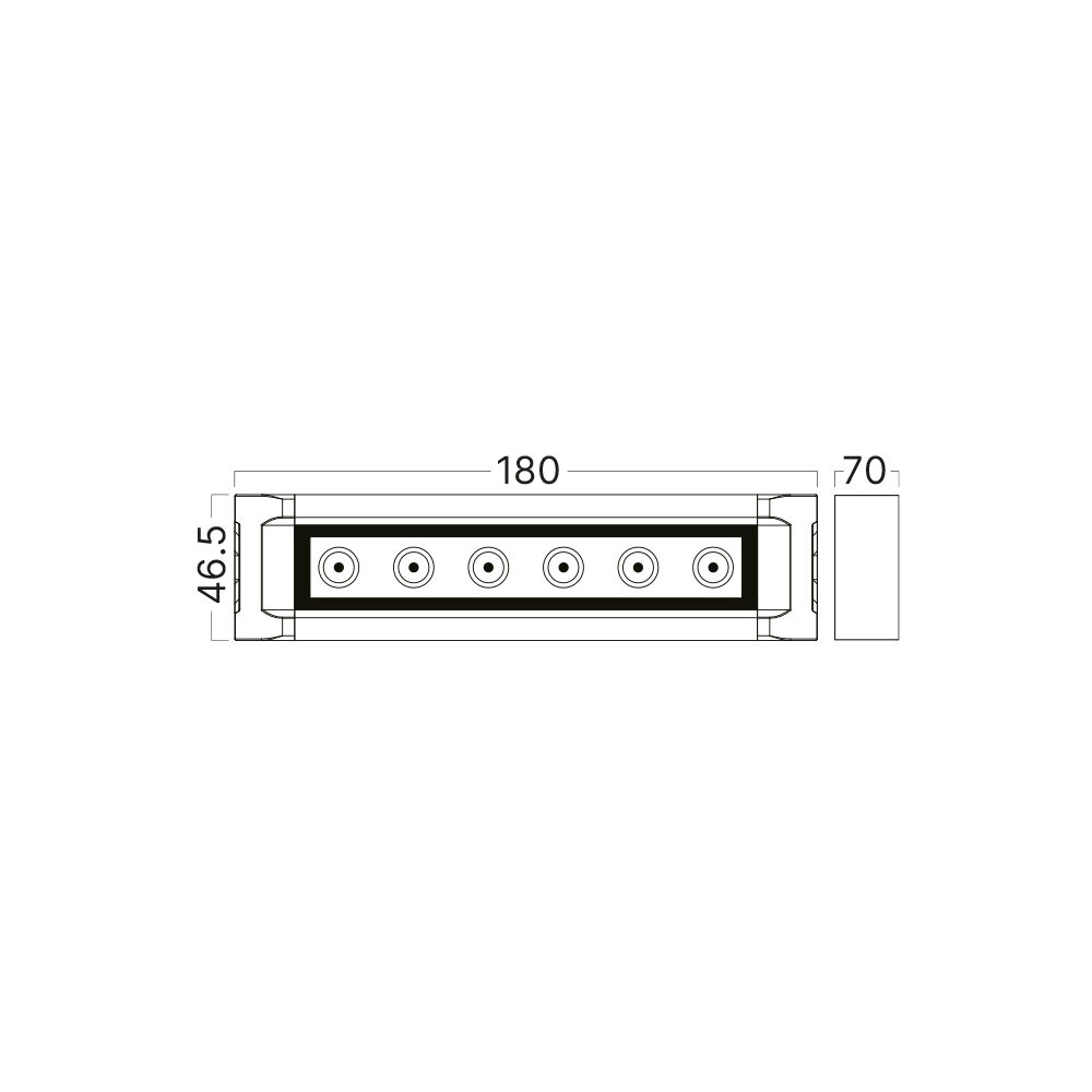 BRY-WASHER-6LED-15D-18CM-3000K-IVY-WALL WASHER - 4