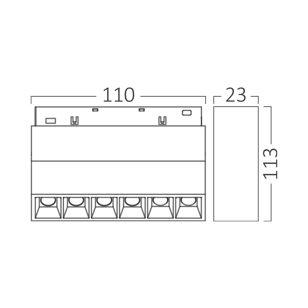 BRY-WSL110-6W-48VDC-3000K-BLC-MAG. LINEAR - 4