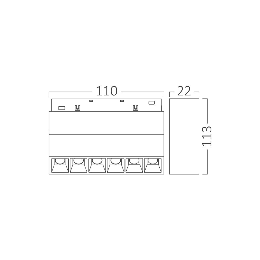 BRY-WSL110-6W-48VDC-3000K-BLC-MAG. LINEAR - 4