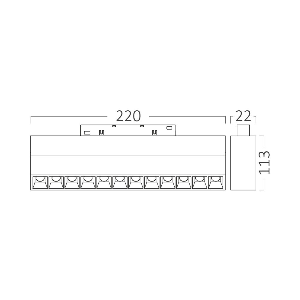 BRY-WSL250-12W-48VDC-4000K-BLC-MAG. LINEAR - 4
