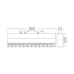 BRY-WSL360-18W-48VDC-3000K-BLC-MAG. LINEAR - 4