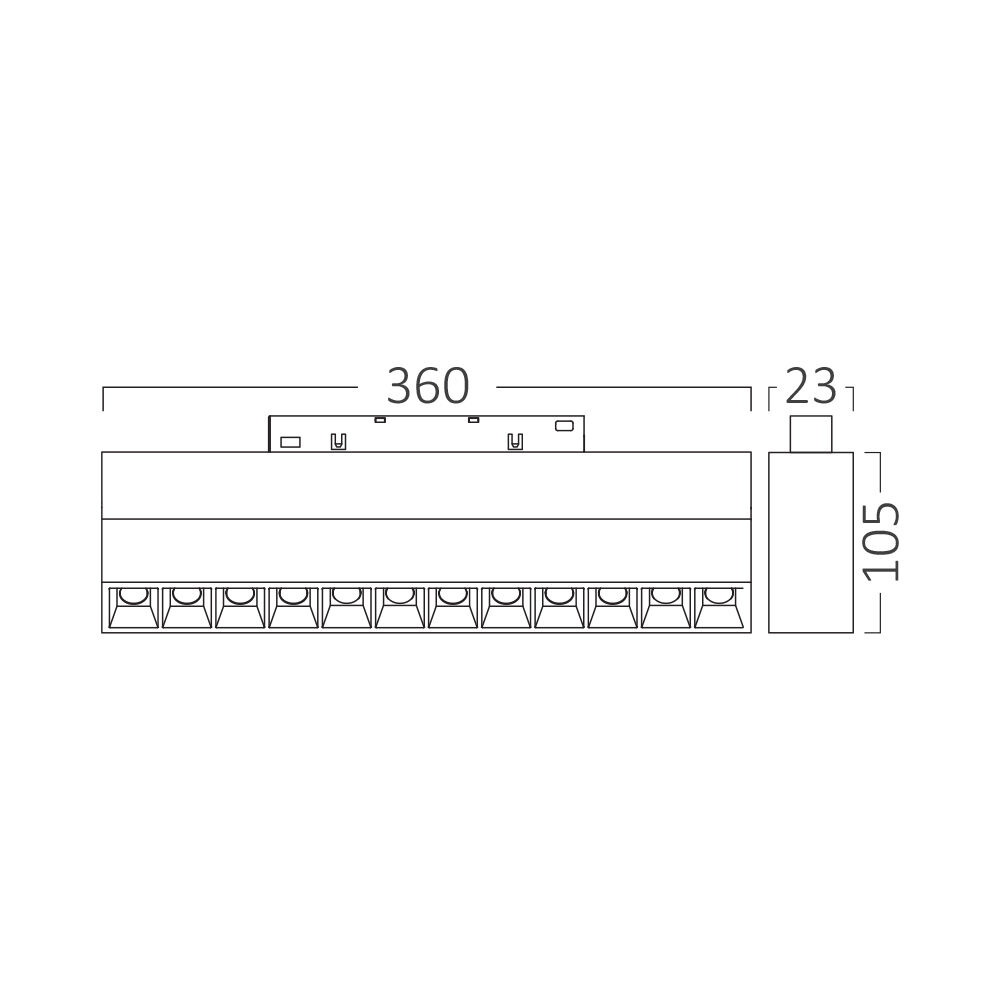 BRY-WSL360-18W-48VDC-3000K-BLC-MAG. LINEAR - 4
