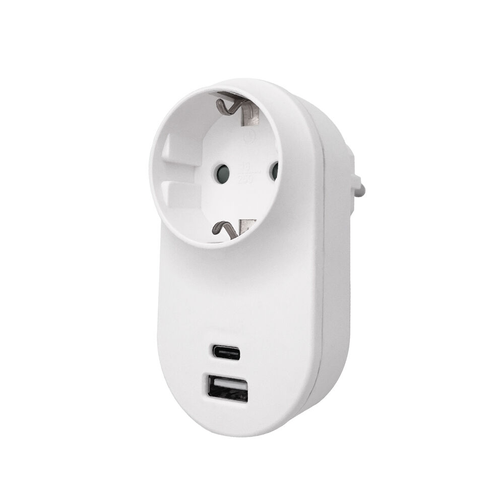 BRY-XLINE-TR1-17W-1WAY-USBA/C-3.4A-W/CP-EU-SOCKET - 1